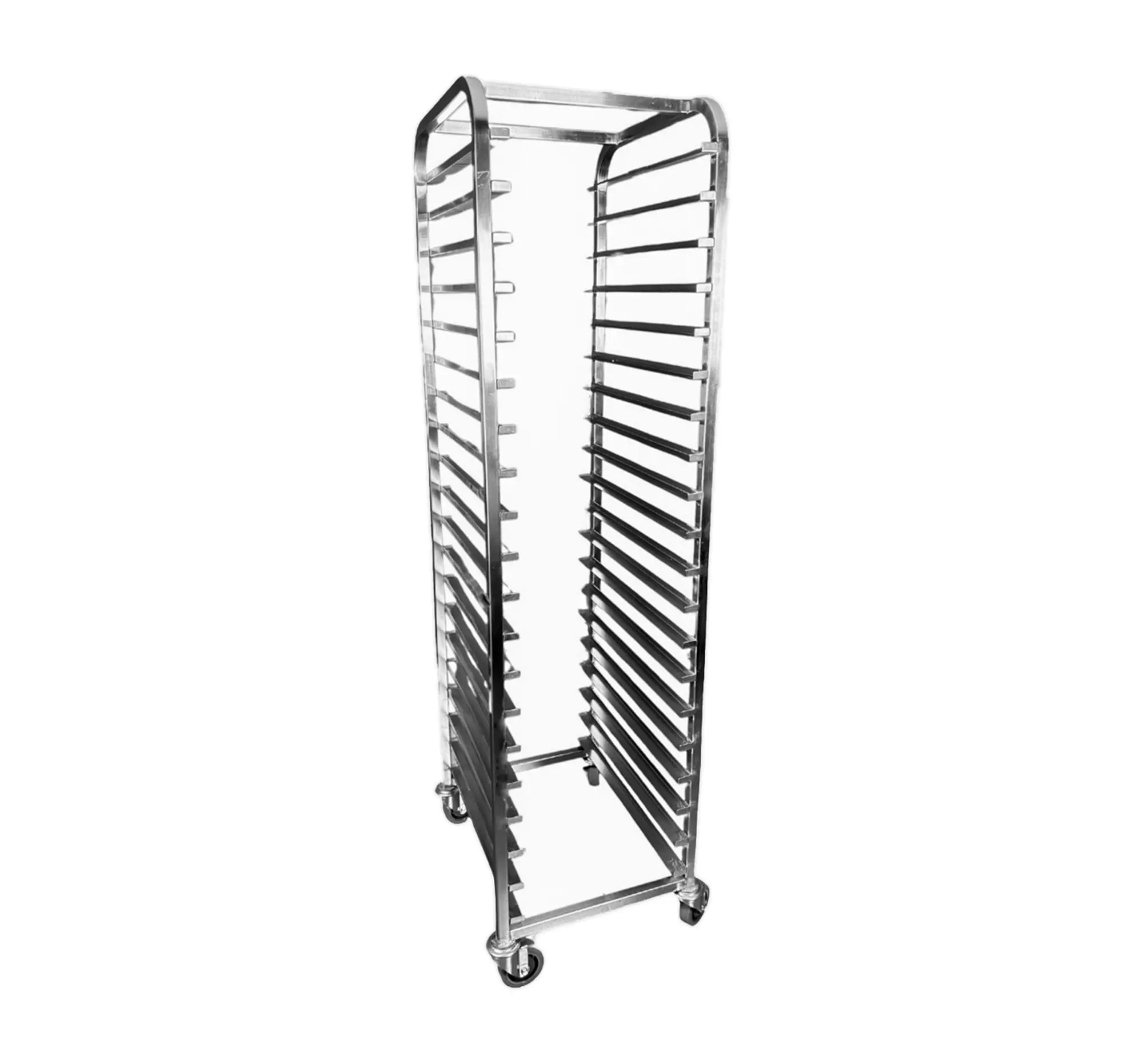 Chariot de rangement en inox 60 x 40 - 20 niveaux (étroit)